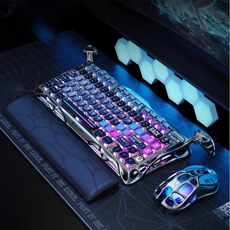 Gravity Planet 75k1pro Mechanical Keyboard Wireless Gaming Esports Professionali Aluminum Customization Computer Peripherals
