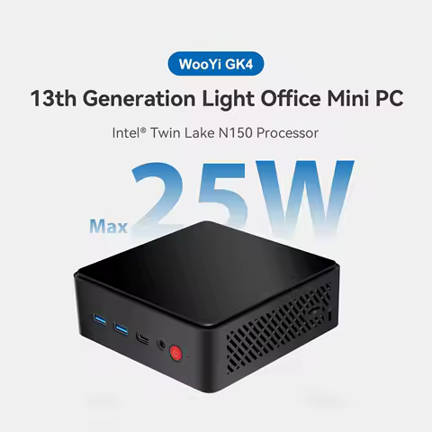 Intel i226-V Dual 2.5G LAN Pfsense MINI PC Twin Lake N150 16GB DDR4/DDR5 512GB/1TB SSD Desktop Gaming Computer