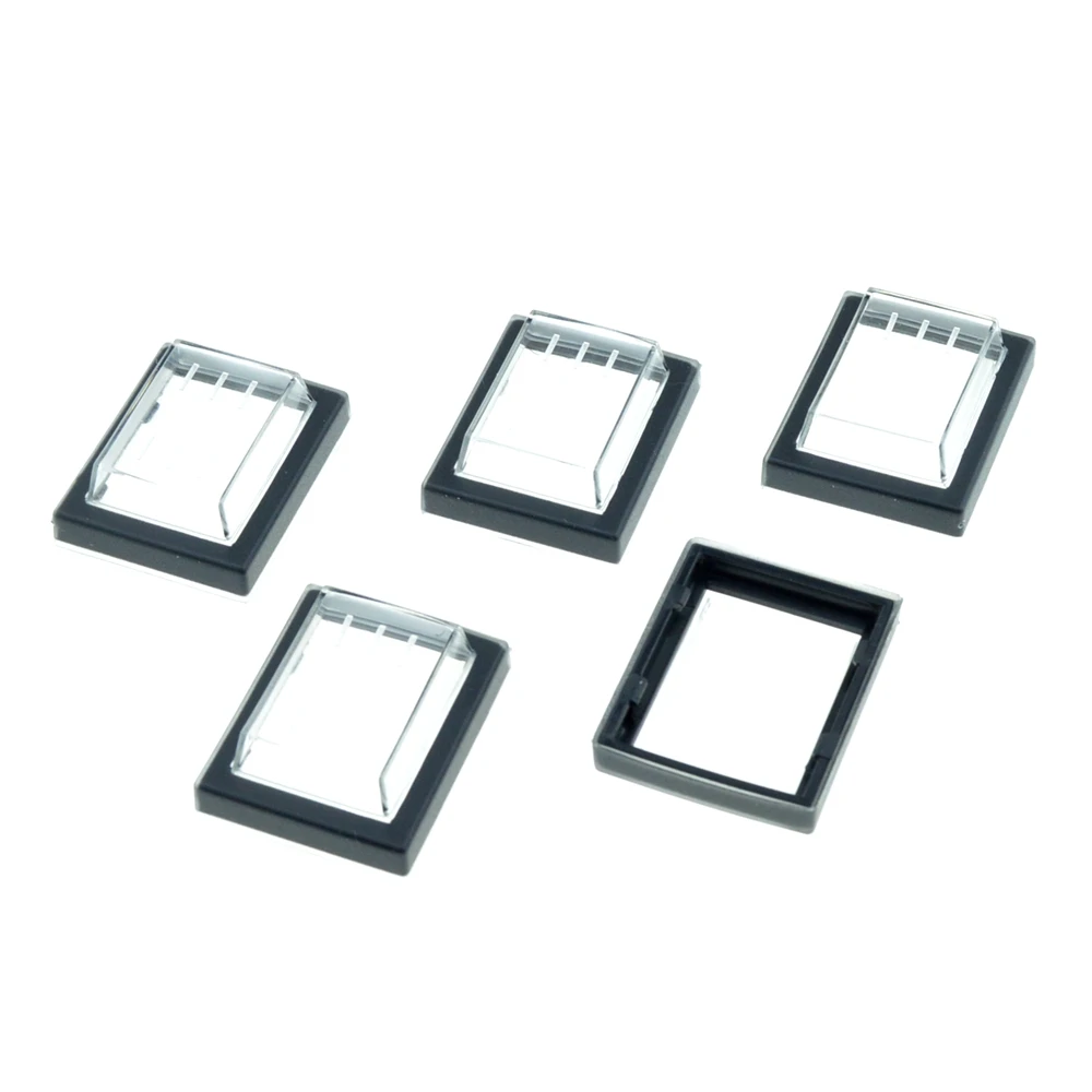5 sztuk 25x3 2mm otwór montażowy prostokąt przezroczysty silikon wodoodporna osłona prostokąt Cap dla KCD przełączniki