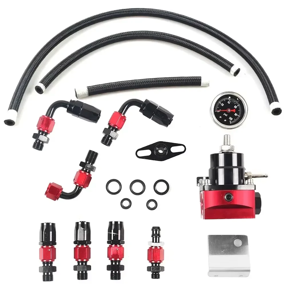 Für 7MGTE MKIII mit Schlauchleitungsanschlüssen, Ölstärke 100 psi, universell verstellbar, FPR AN6 Fitting, EFI-Kraftstoffdruckregler – Detail 4