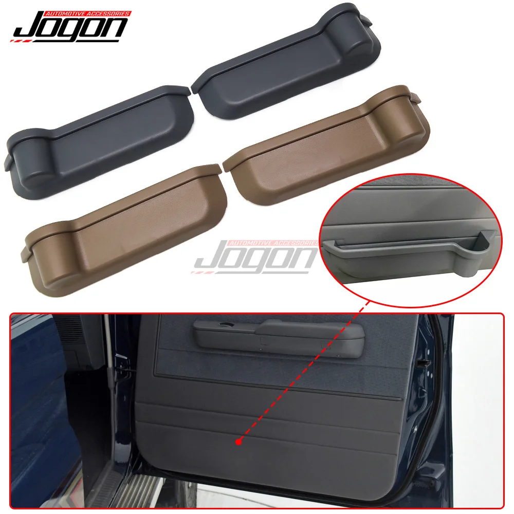 For Toyota Land Cruiser 70 80 Pick UP LC70 LC71 LC75 LC76 LC77 LC78 LC79 FJ79 2pcs Car Door Pockets Storage Box Cup Holder