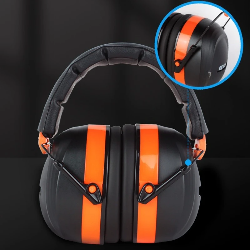 

Industrial Grade Noise-Canceling Earmuffs 34dB Super Soundproof Anti-noise Over-ear for Learning Sleep Outdoor Hunting