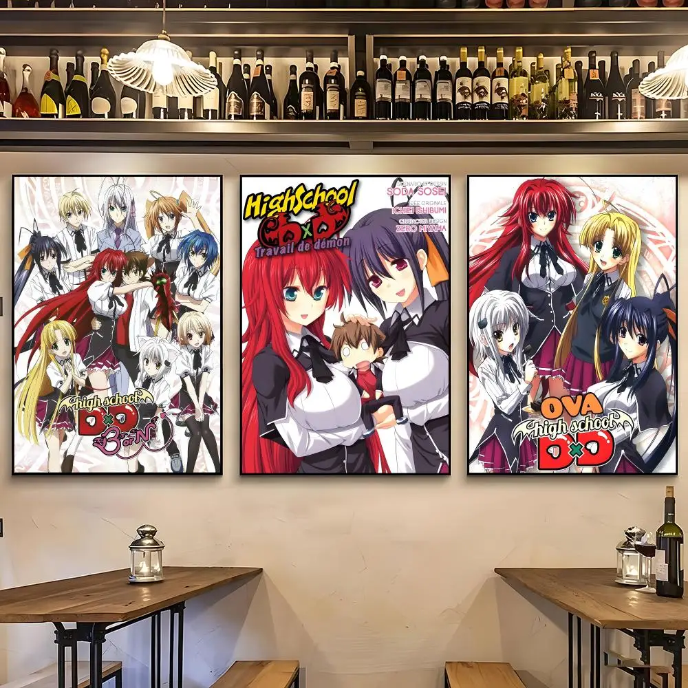 anime High School DxD New Arrival Popular Art Print Poster HD Wall Art Sofa Home Decor Gift For Fans