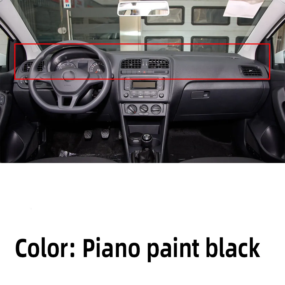 

6RD 819 728 1pc Piano Paint Black Left Right Central Dashboard A/C Air Outlet Vent For VW Polo 2010-2013 6RD 819 704 6RD 819 703