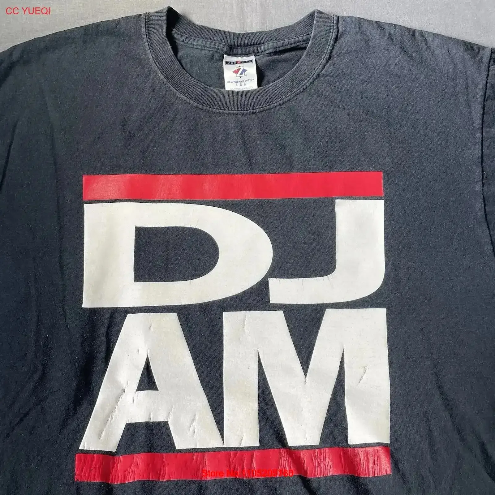DJ AM T Shirt Mens Large Travis Barker TRV Crazy Town RARE Y2K vintage Washed homme Comfortable Versatile graphic Breathable