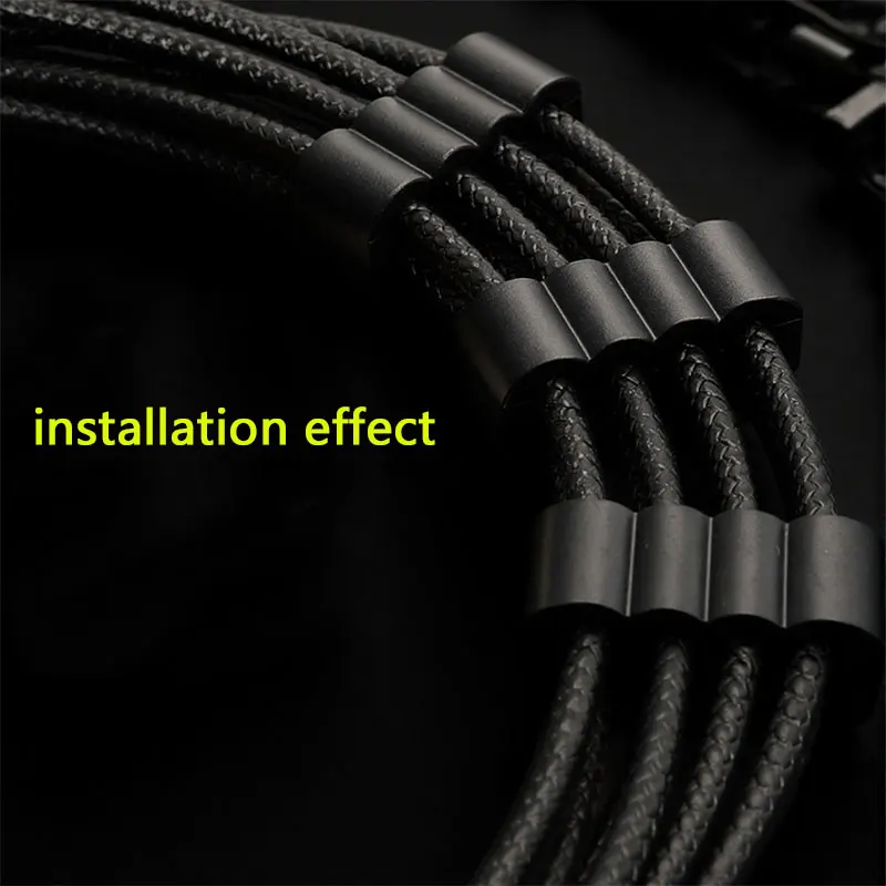 HXATech- 10pcs/lot DIY Module Cable 8PIN Management Comb Power Cord Graphics Card Line sorting Cable Clip for PC Computer