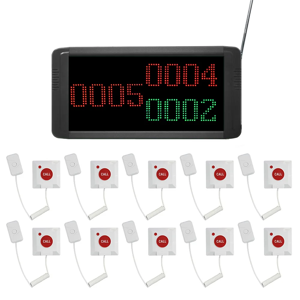 Customizable Voice Wireless Nurse Call System, Emergency Patient Call Equipment for Nursing Home Clinic Hospital