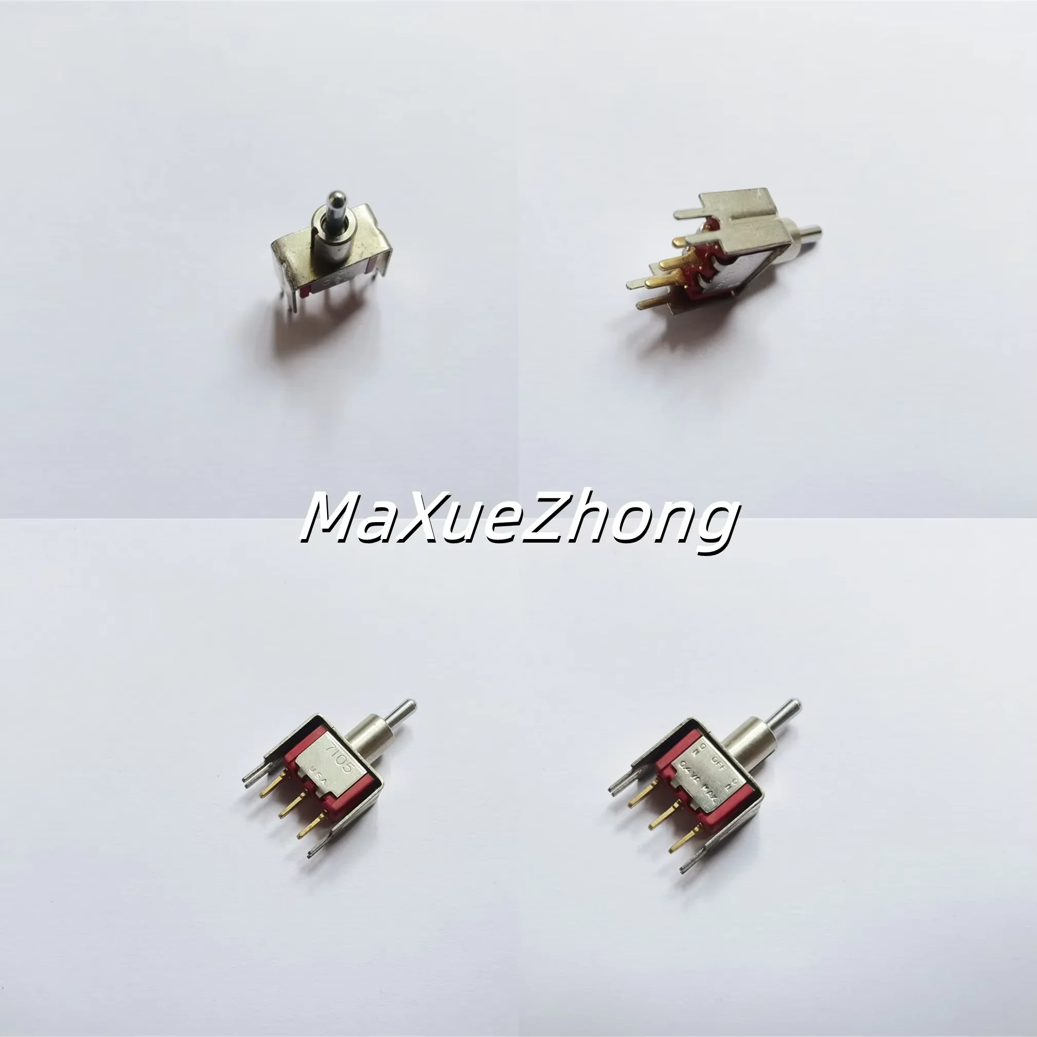 

Оригинальный новый 100% 7105 кнопочный переключатель 3-контактный 3-ступенчатый левый и правый переключатель сброса с кронштейном 0.4VA MAX