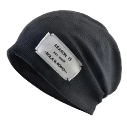 New Fashion Beanies Hat  For Women Solid Color Knit Thin Skullies Beanie Men Spring Summer Soft Bonnet Caps Unisex Hip Hop