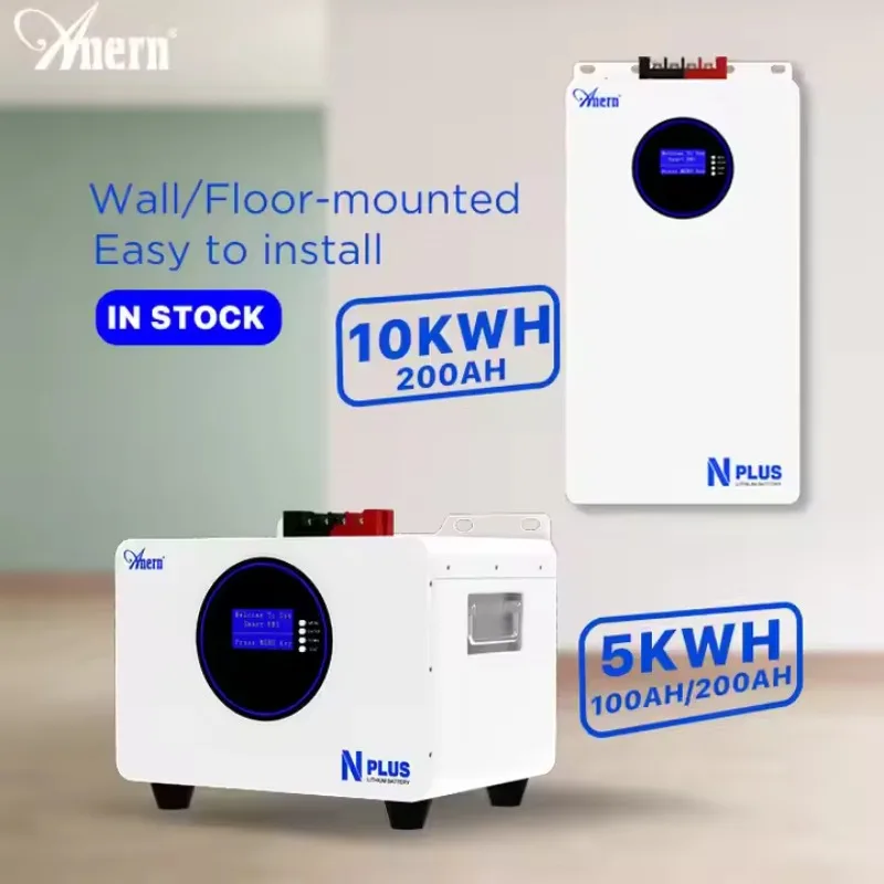 

[Hot Sale] Floor Home Lithium Battery 15kw 10kw 5kw Batterie Solaire 48v 200ah Solar Storage Lithium Ions Battery