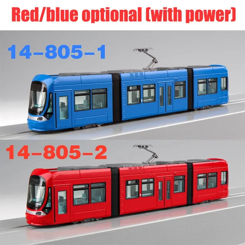 

KATO N 1/160 Train Model 14-805-1/14-805-2 Road Tram Blue/red Optional MINI Rail Car with Power