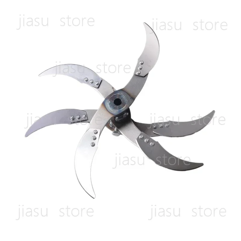 Agricultural Fruit And Vegetable Crusher 4/6 Blade Breeding Cutter Electric Drill Chopper Blade Fits Goose Chicken Feed Grass