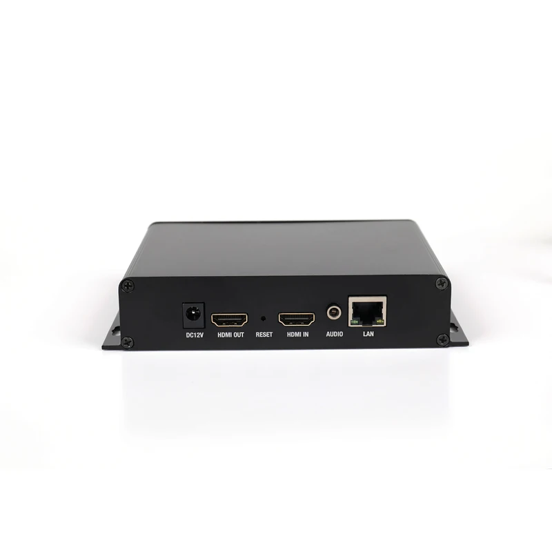 Mini Radio tipo H265 H264 IPTV, codificador de transmisión de vídeo SRT, Facebook, Youtube, Vmix, Wowza, transmisión en vivo