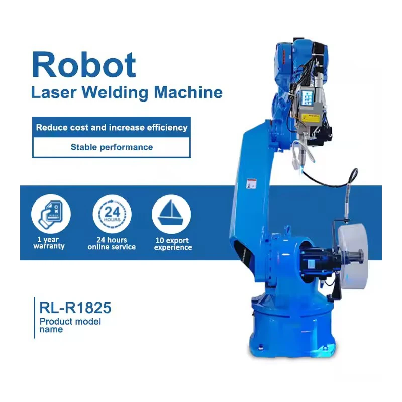 1500W 2000W 3000W Automatic 6 Axis Robot Arm Fiber Laser Robotic Welding Machine For Corner Welding