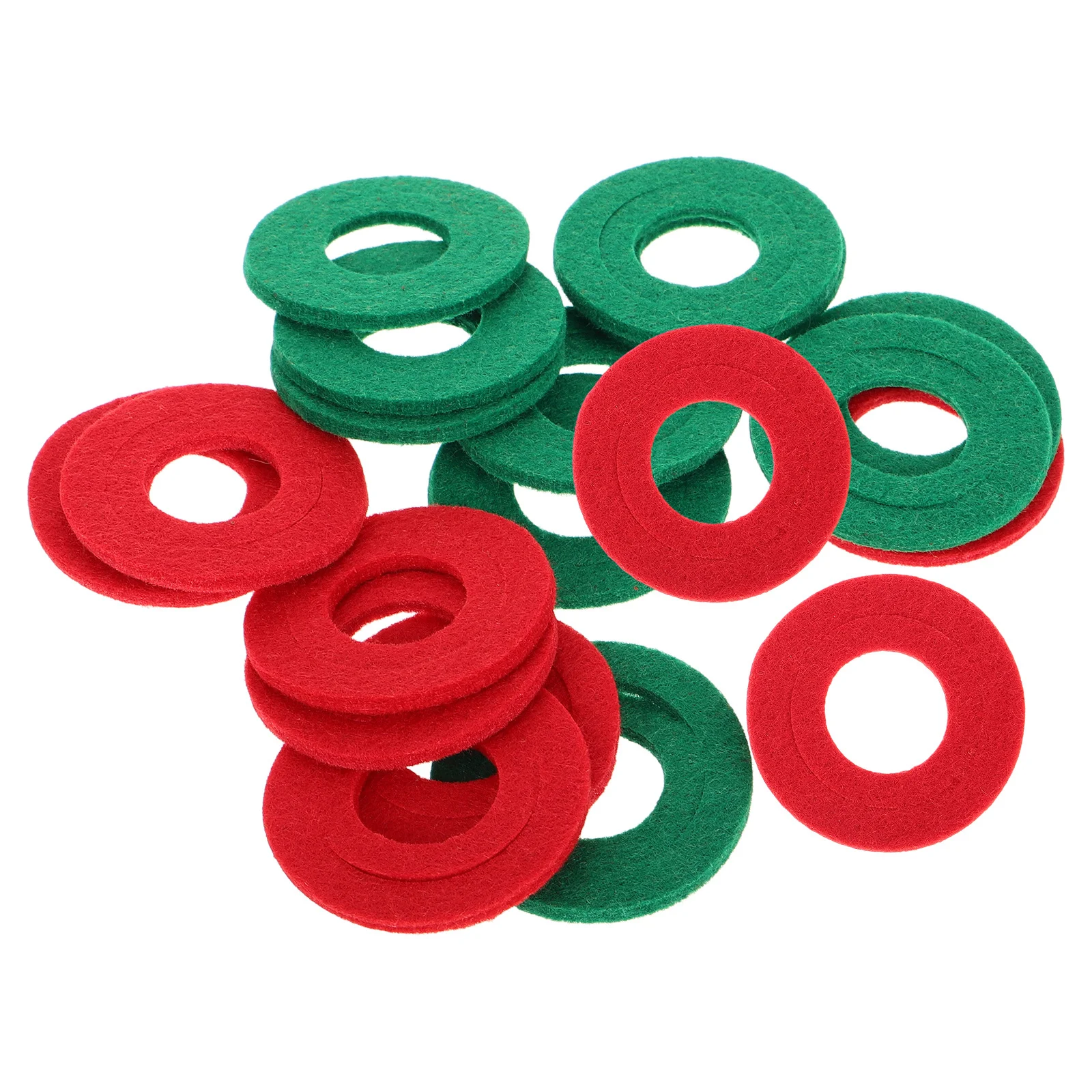 

10Pairs Fiber Car Terminal Protection Felt Washers Prevention Shim Red Green Universal for Vehicles Suv Truck Rv Boat
