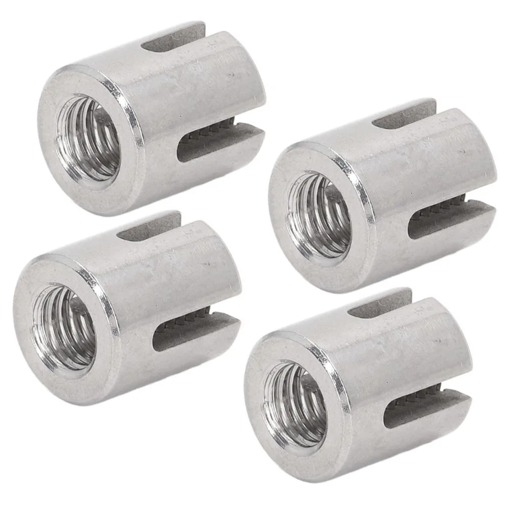 10pcs Double Cable Clamp Connectors Cross Wire Rope Clips Durable DIY Projects Stainless Steel Cable Clamps Cable Railing Clamps