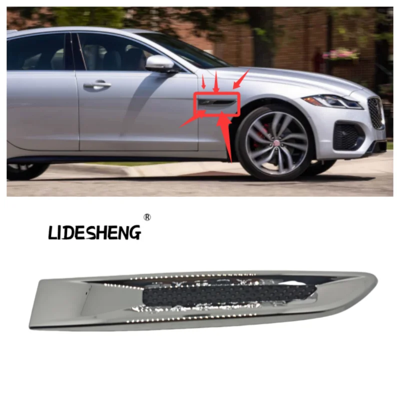 

T2H22684 T2H38241 T2H1101 T2H36037 Front Right Fender Vent Finisher For Jaguar XF 2016-2022