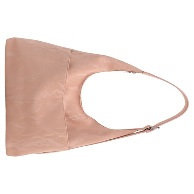 Women Armpit Bag PU Leather Handbag Large Capacity Shoulder Bag Shopping Bag E74B