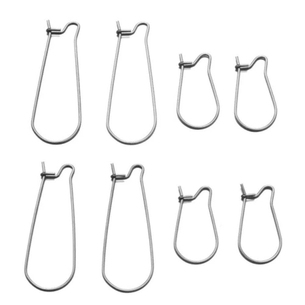 

50pcs Stainless Steel Earring Hoops Ear Wires Base For DIY Jewelry Making Findings Components Accessories Supplies Materials