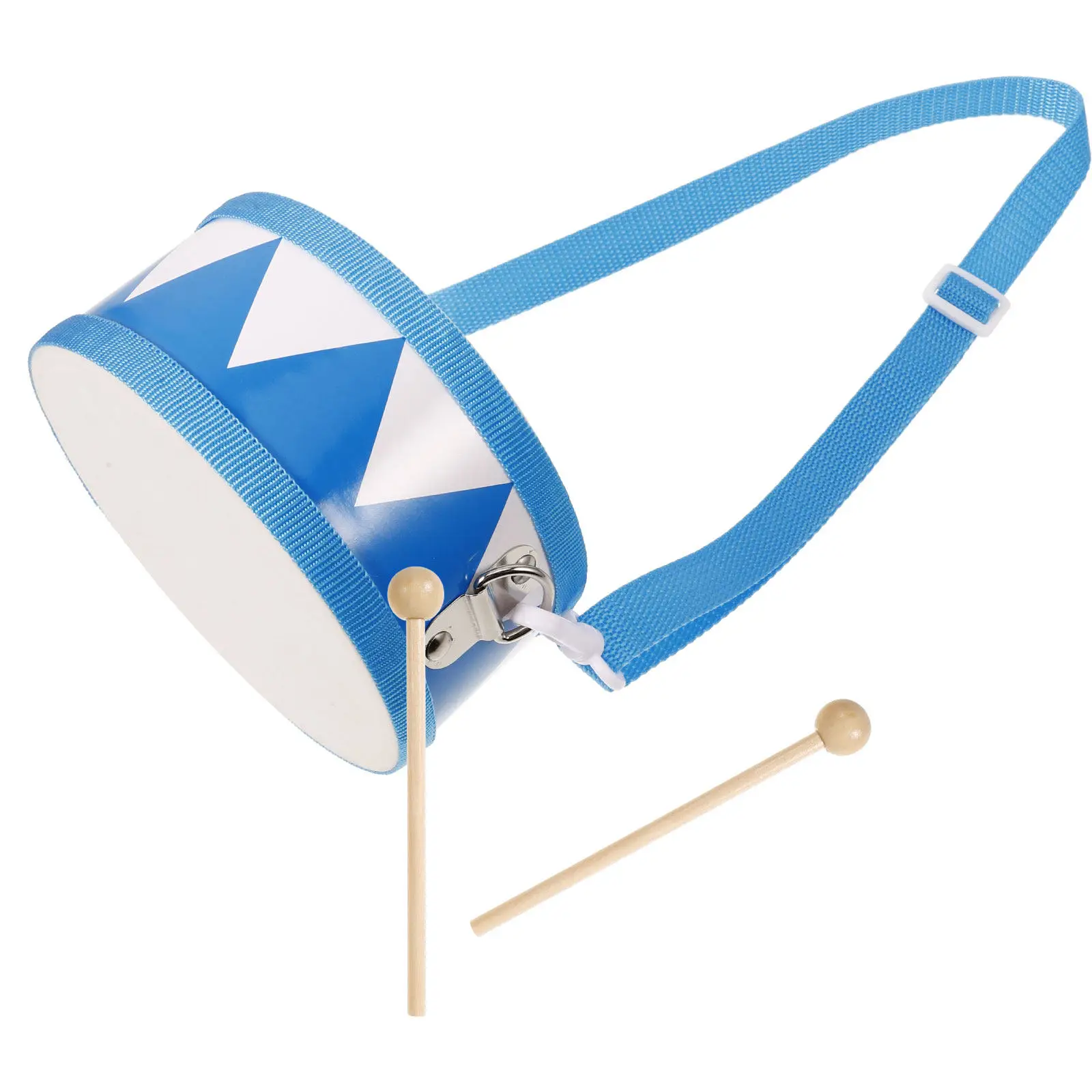 

Набор из 2-х двусторонних деревянных барабанных палочек с реалистичной кожей (синие) для обучения музыке и ритму у малышей