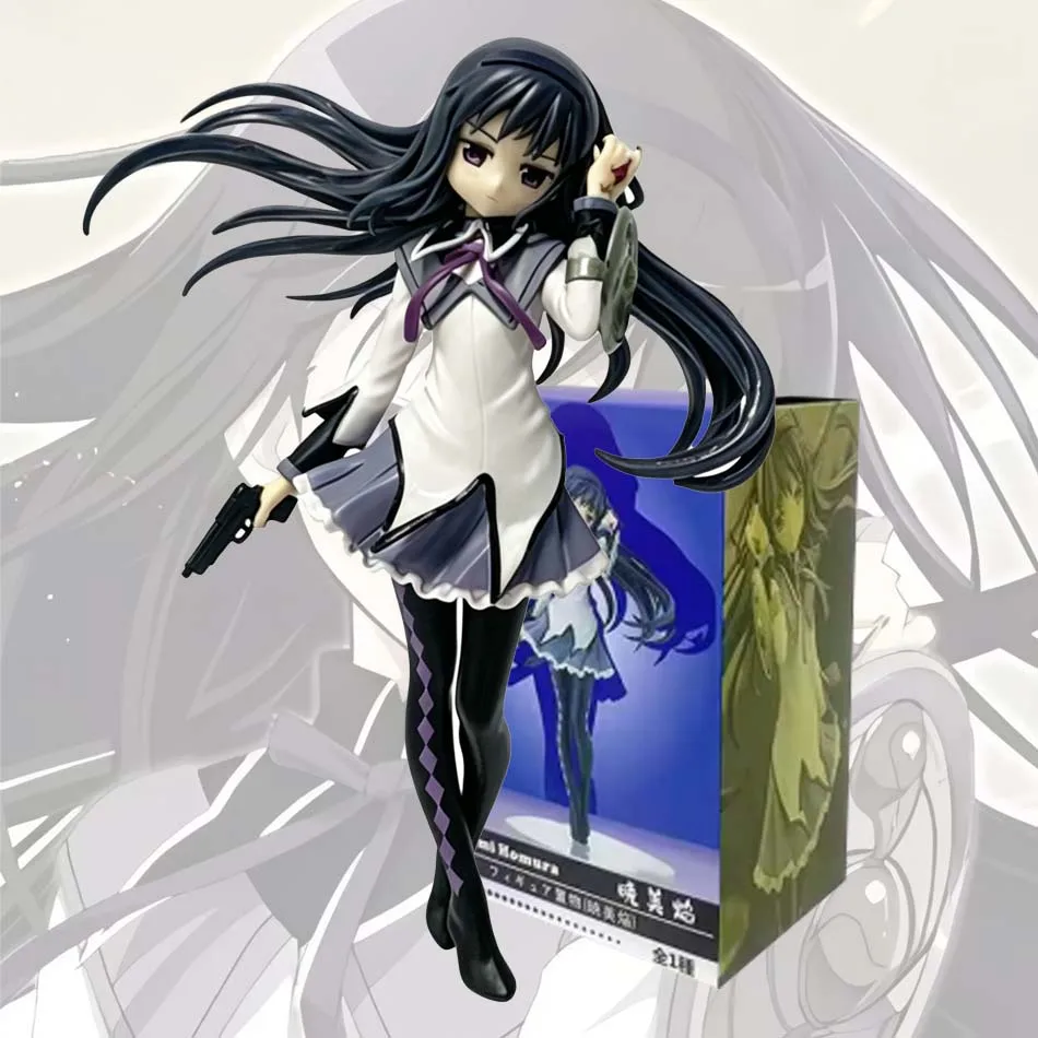 Neue Anime Puella Magi Madoka Magica Figur Akemi Homura Actionfigur PVC-Modell Kawaii Dekoration Puppe Kinderspielzeug Weihnachtsgeschenk