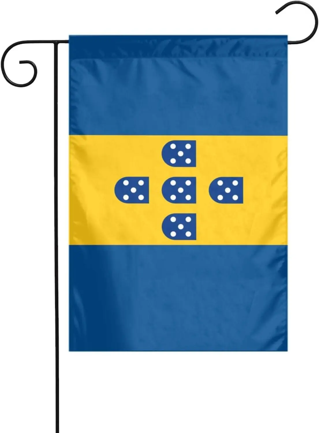 Flag of FLAMA Double Sided Garden Flag 12x18 Inch Weatherproof Outdoor Yard Decor, Quick-Dry Polyester, Fade Resistant & AAO EEZ