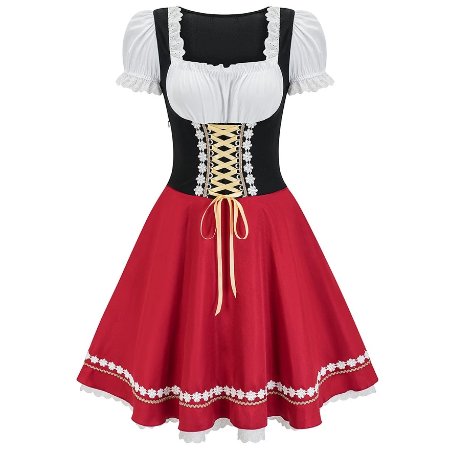 Oktoberfest dress Female adult frida party dress caipira Traditional German dress dirndl