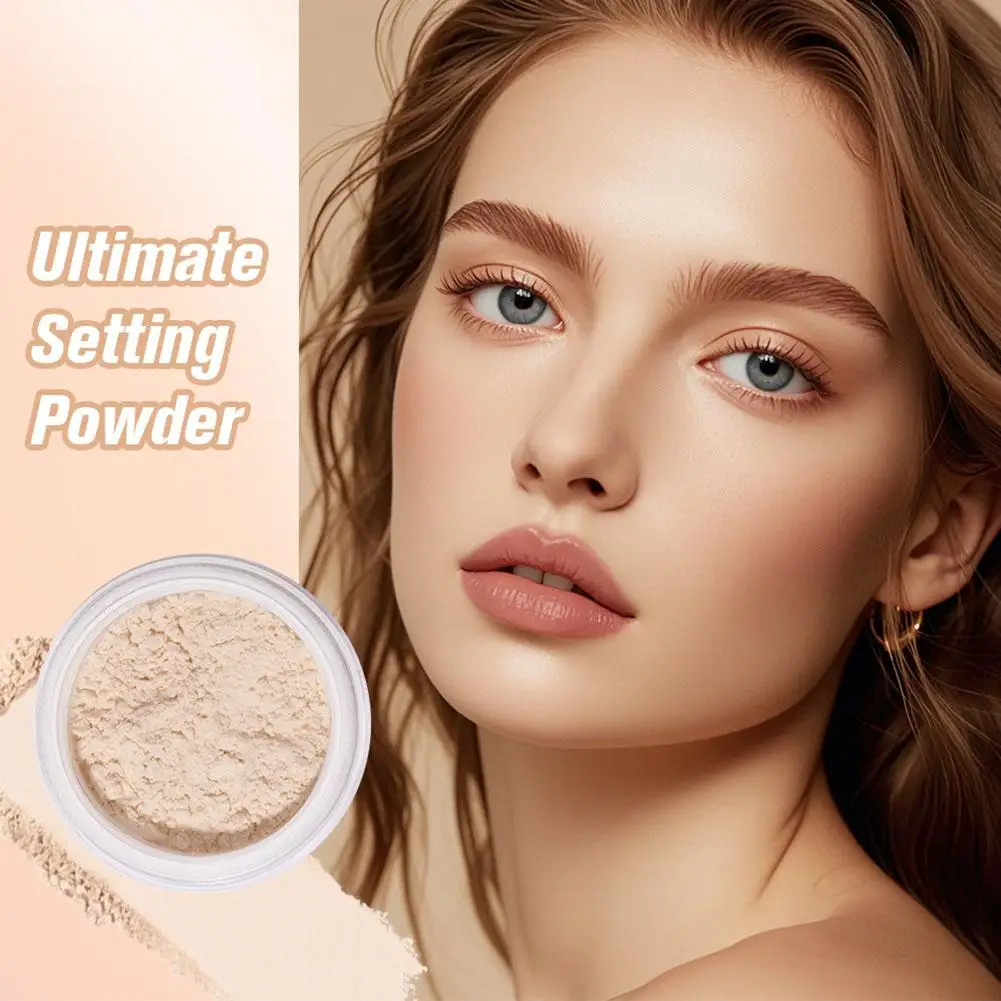 Lakerain 6.5g Beauty Blurring Powder Oil Control Waterproof Loose Face Makeup Powder Long Lasting Powder Concealer Woman I6Z2