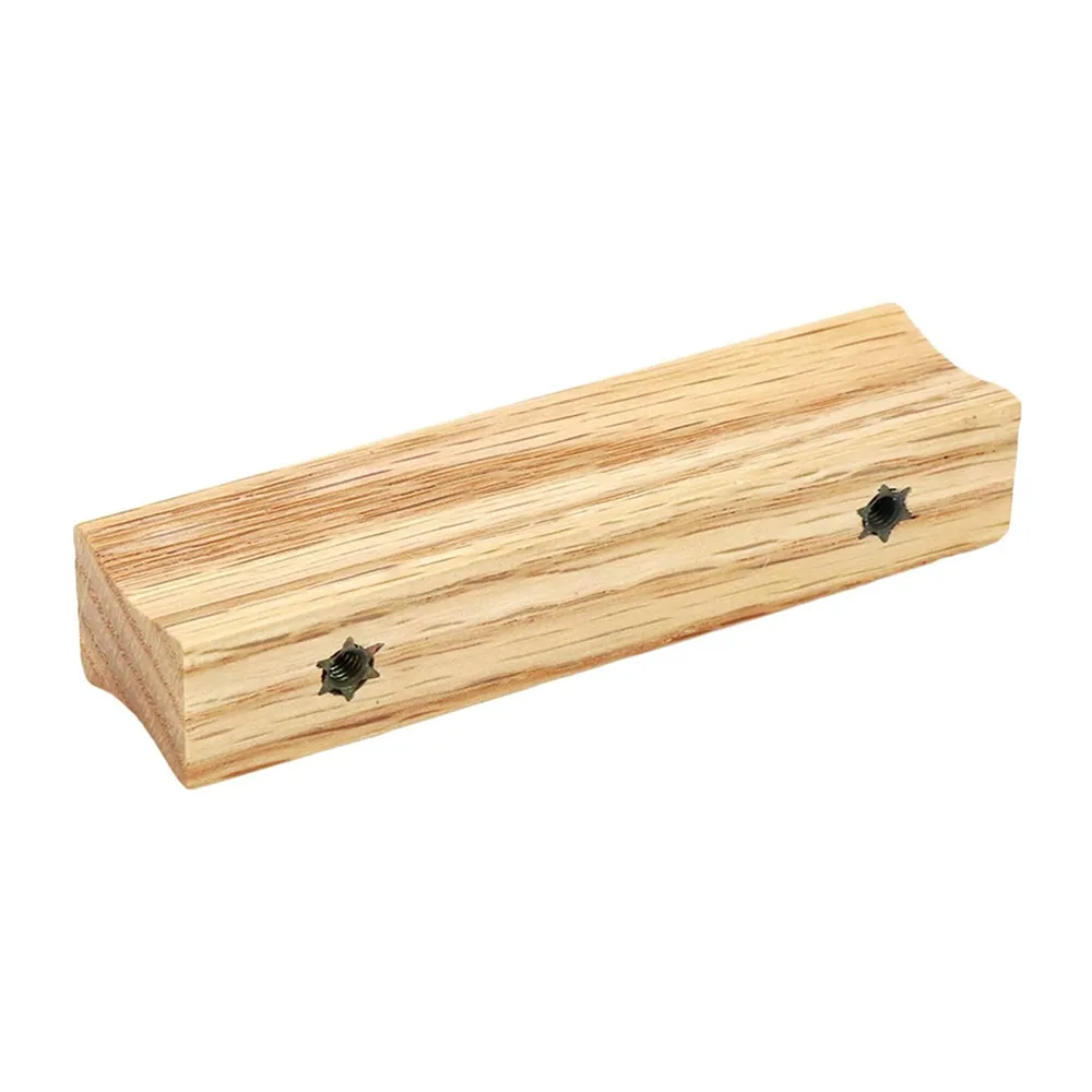 MARUAT Strip Wooden Drawer Pull Square Handmade Cabinets Dresser Handles Wood Kitchen Cupboard Wardrobe Door Pulls for Furniture