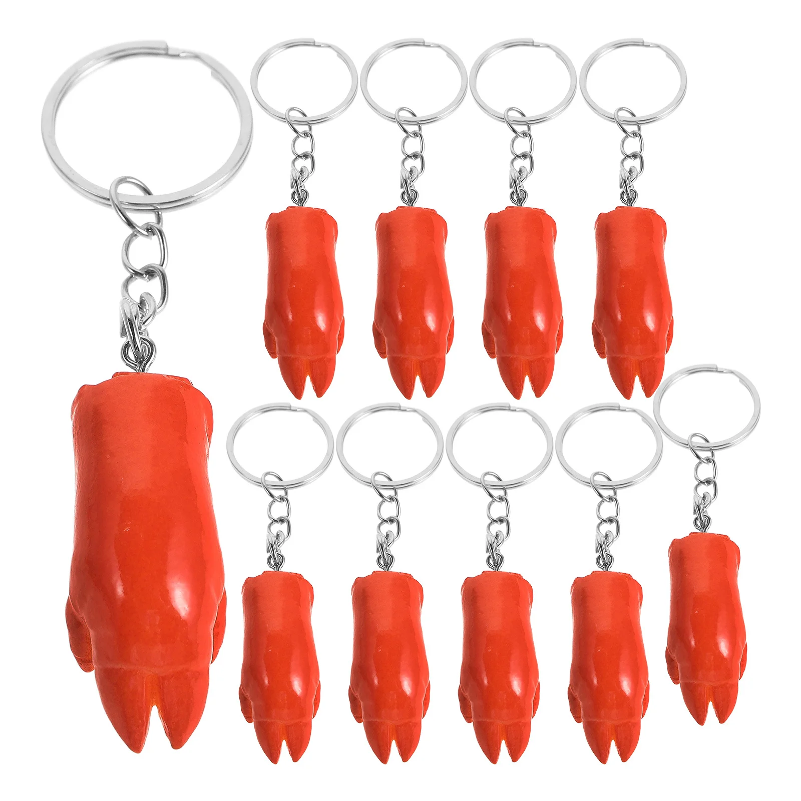 

10 Pcs Simulated Pig's Keychain Aesthetic Manual Cartoon Cute Resin Animal Pendant Purse Decor Delicate