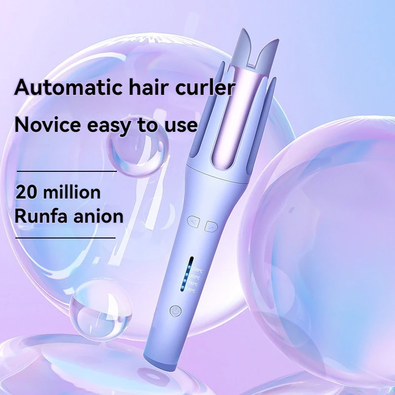 New Anion Automatic Hair Curler Fluffy Chicken Rolls Hair Curler Dormitory Portable Mini Electric Curler Long Lasting Curly Hair