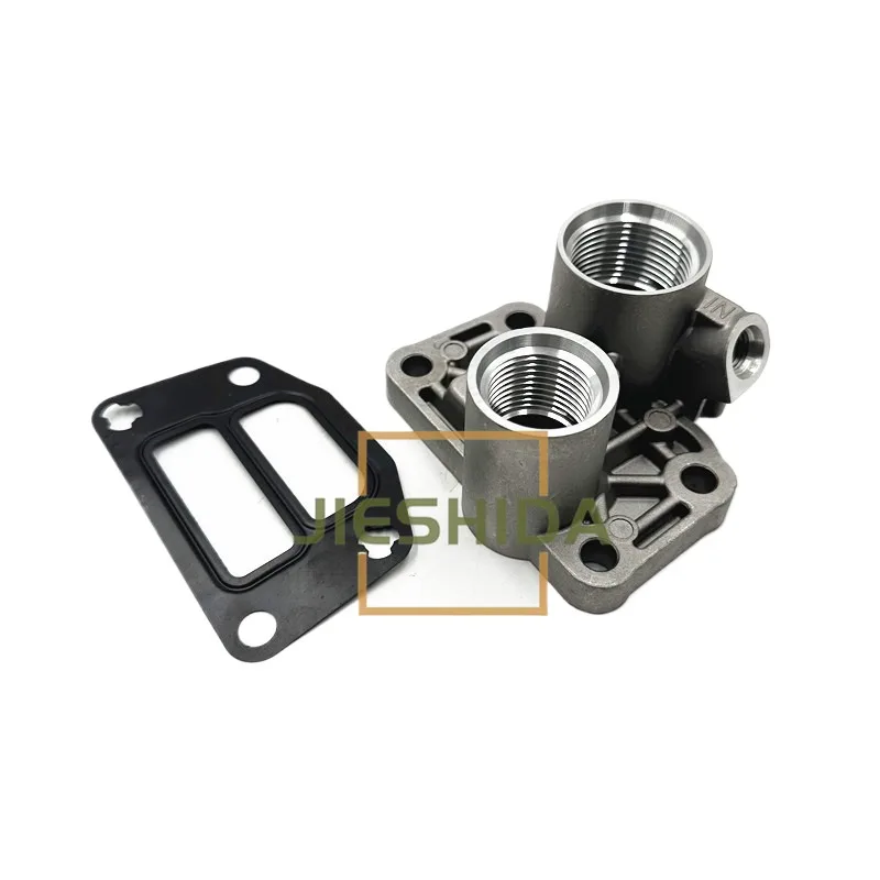 

For Caterpillar cat 320GC/320GX Oil Filter Seat Oil Filter Middle Connection Seat C4.4 Engine Excavator Accessories