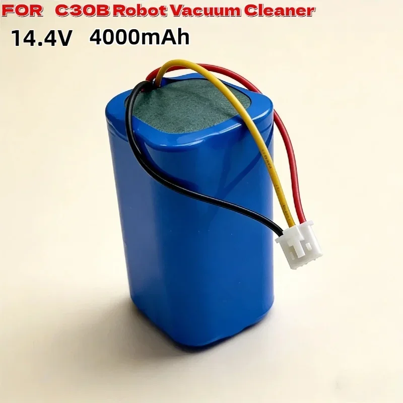 14.4V 2600mAh Long-Lasting Lithium Cell Battery High Energy Output Rechargeable Spare Accessory For C30B Robot Vacuum Cleaner
