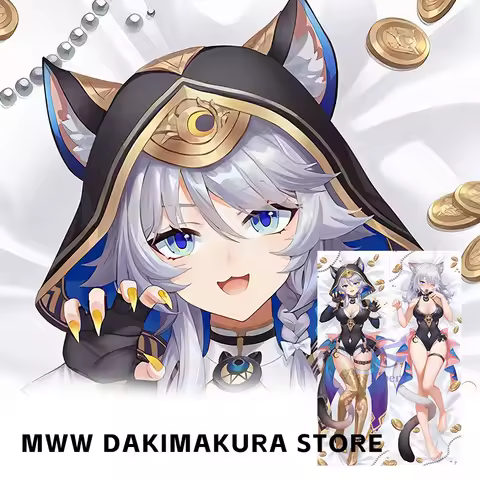 Honkai (Series) Cipher (Honkai Star Rail) Furry Dakimakura Anime Double sided Print Life Size Body Pillow Case Cover Pillowcase