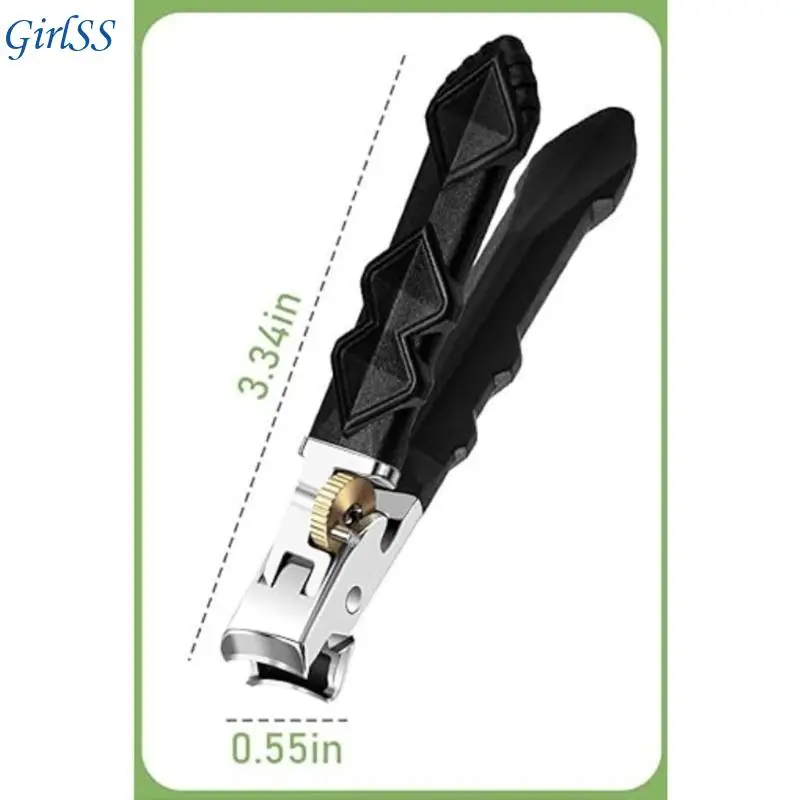 ماكينة تشذيب أظافر أصابع القدم، فك مزدوج الجوانب مع شفرة مصقولة للتطبيقات المنزلية والمتنقلة والسريرية T4MB