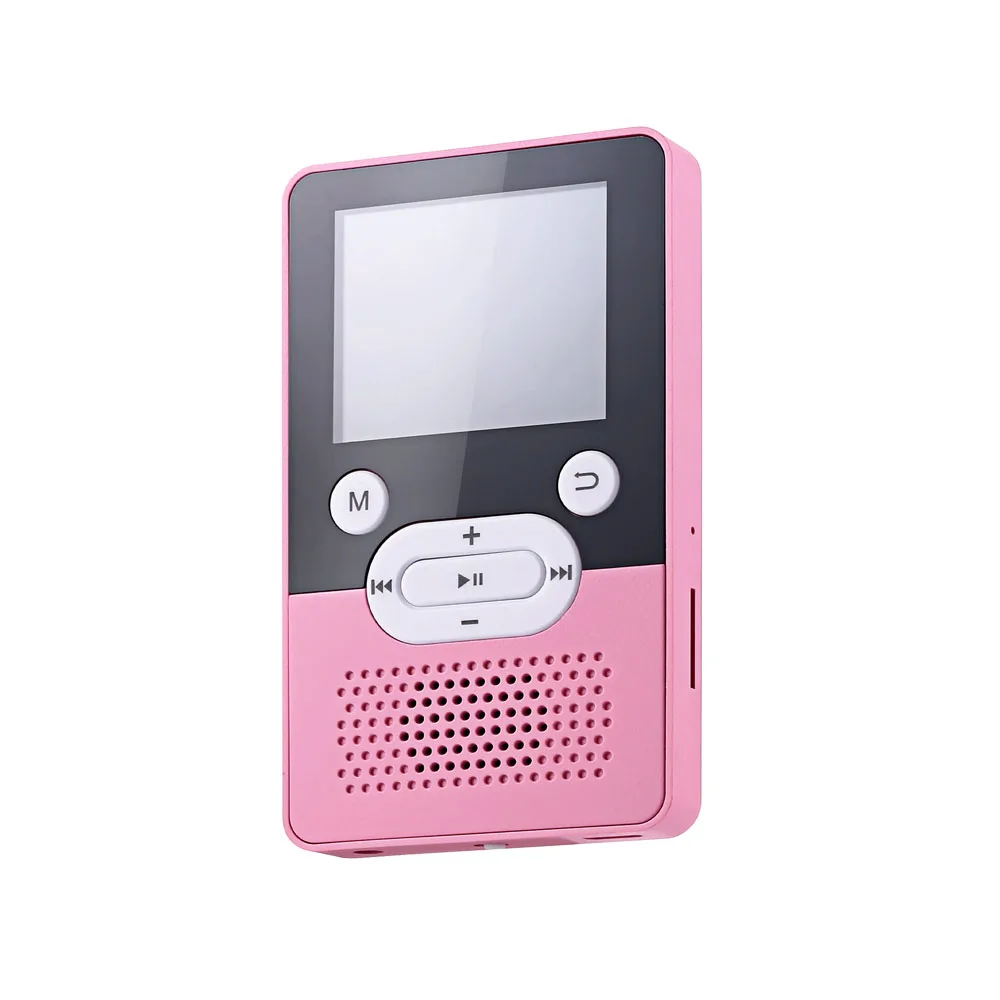 مشغل موسيقى صغير T9 مقاس 1.8 بوصة 4 جيجا بايت/8 جيجا بايت صغير MP3 MP4 HIFI يدعم TXT الكتاب الإلكتروني ساعة توقيت مسجل FM