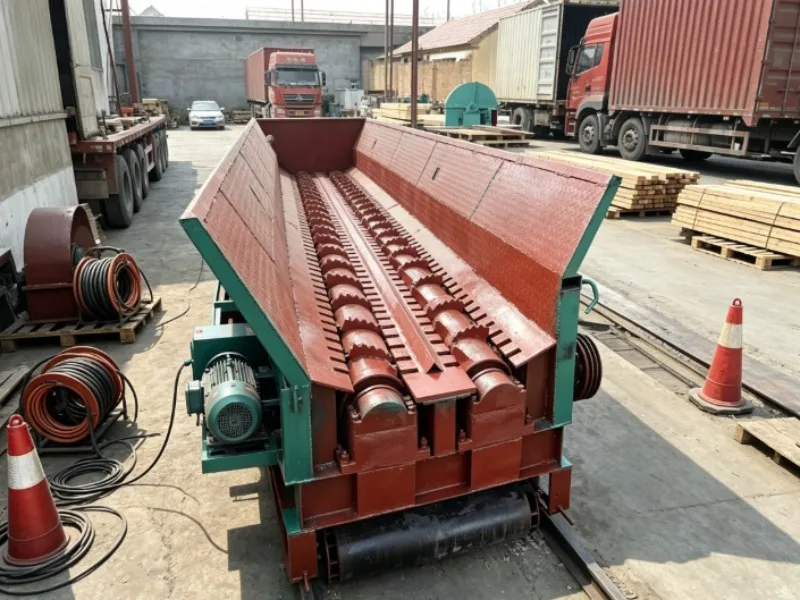 Simple Lightweight Portable Log Debarker Machine, Easy Moving Forestry Timber Peeling Machine For Multiple Working Occasions