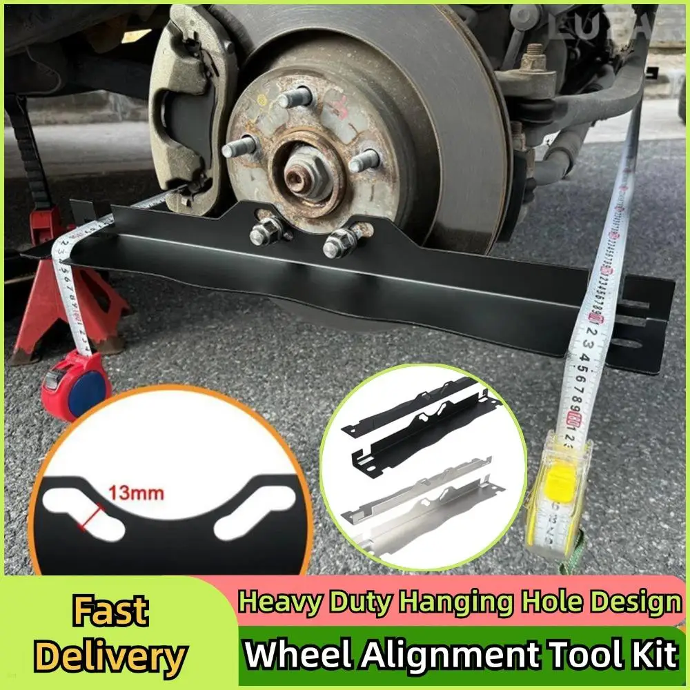 

Wheel Alignment Plate Steel Wheel Alignment Tool Kit Car Wheel Toe Alignment Tool Plates Accessories Heavy Duty Hanging Hole