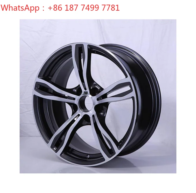 

17 18 19 Inch Black With Machined Face Aluminum Alloy Wheels jantes