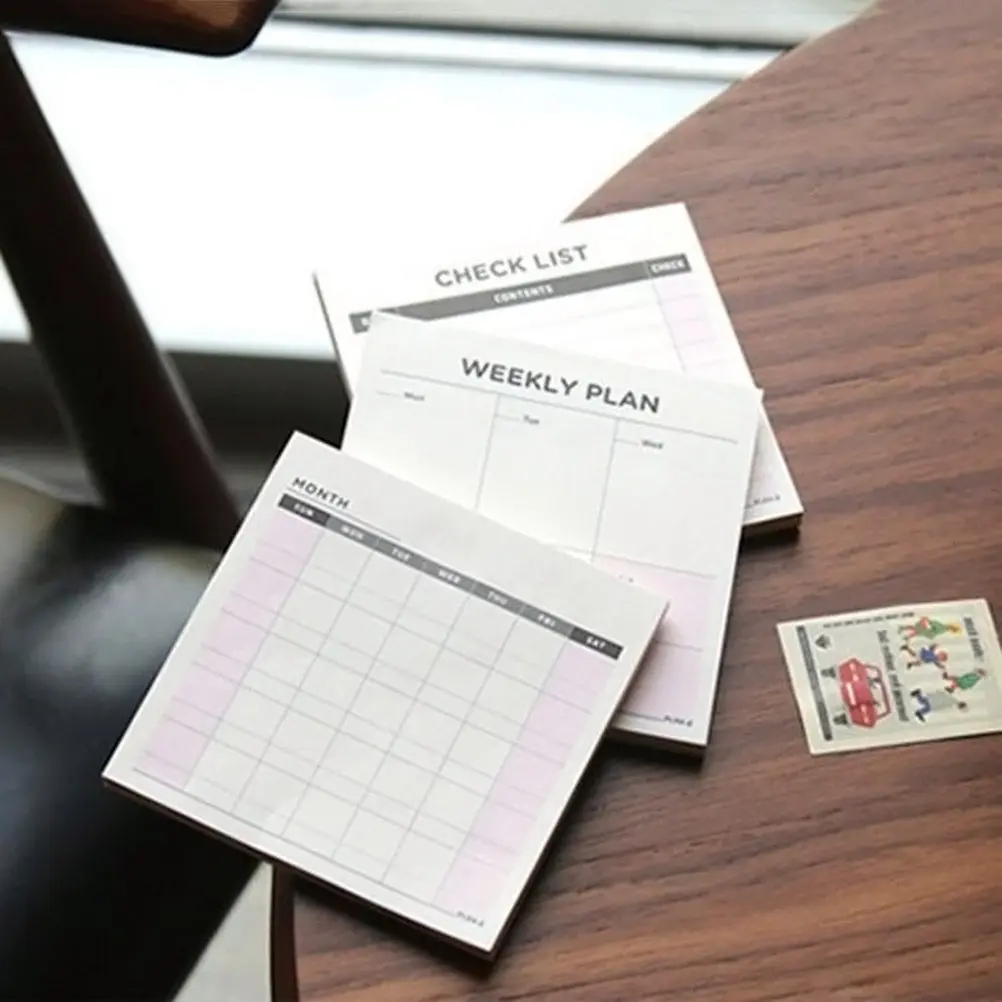

60 Sheets High Visibility Memo Notepad Fluently Writable Reminder Paper for Daily Planning Scheduling Prioritizing Work Students