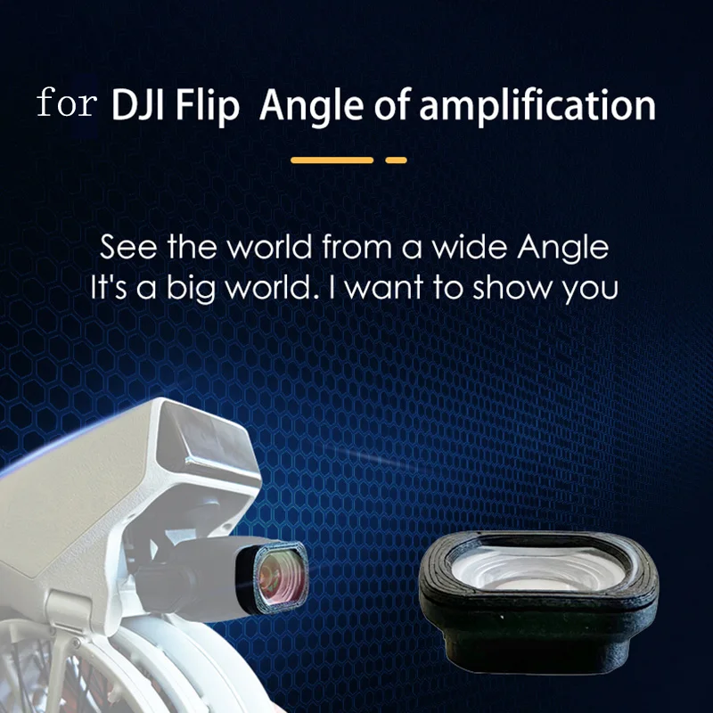 

Широкоугольный фильтр для объектива DJI Flip HD, объектив камеры с воздушным дрона, фотография квадрокоптера, противотуманный водонепроницаемый фильтр-объектив