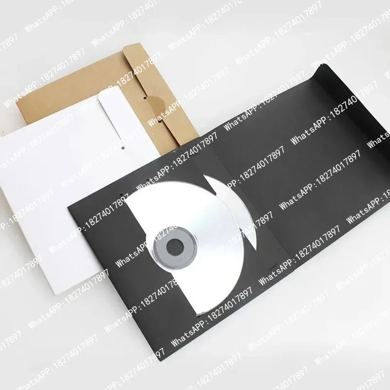 30pcs Kraft Paper DVD CD Bags Packing Cover Holder Boxes Envelopes Wedding Party Favor Gift Packaging Bags