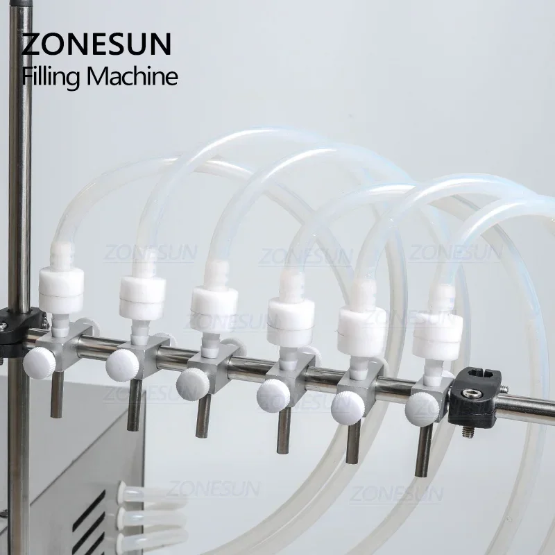 ZONESUN Liquid Filling Machine Electric Digital Control Pump 3-4000ml For bottle Perfume vial filler Water Juice Oil