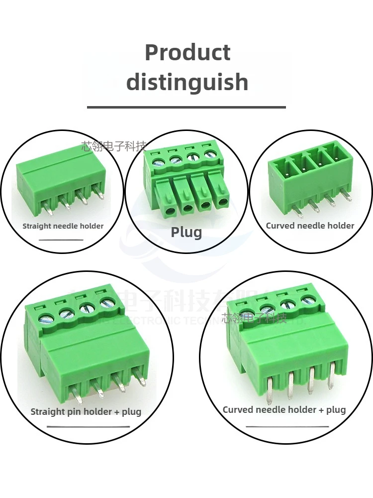 JM15EDGK3.81mm Plug-in type PCB terminal 2EDGVC straight 2EDGRC Bent pin plug socket