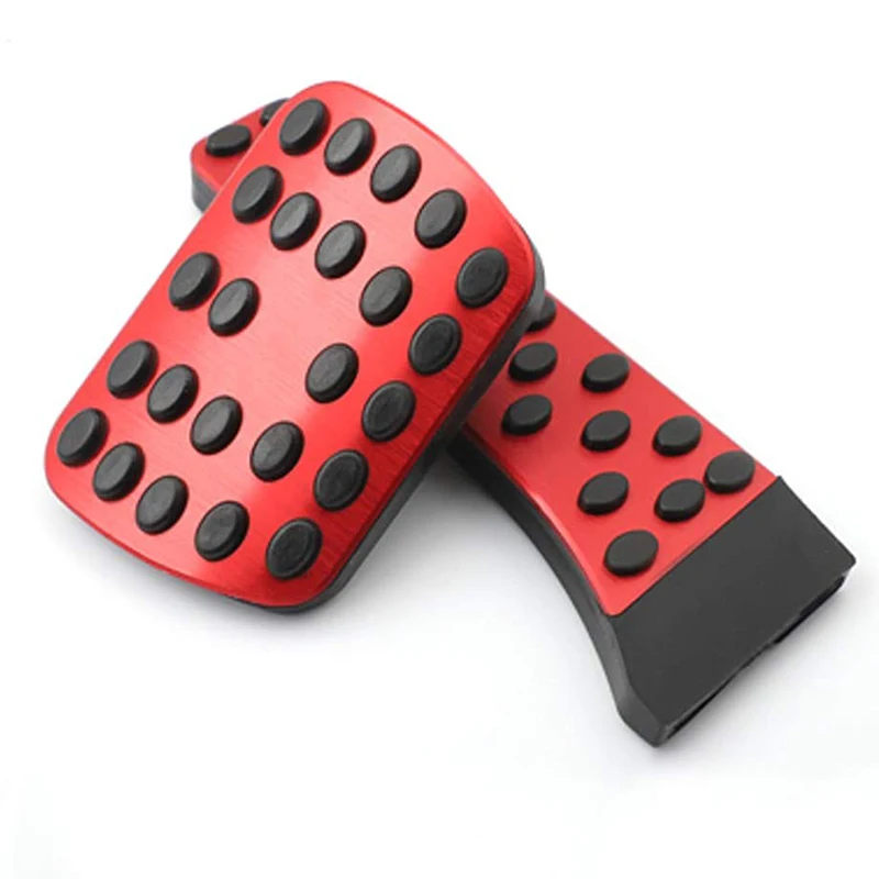 

Portable Pedal Covers For Mercedes-Benz C E S GLC GLE GLK SLK CLS SL Class Car Gas Brake Pedal Pad No Drill With Rubbers Aluminu