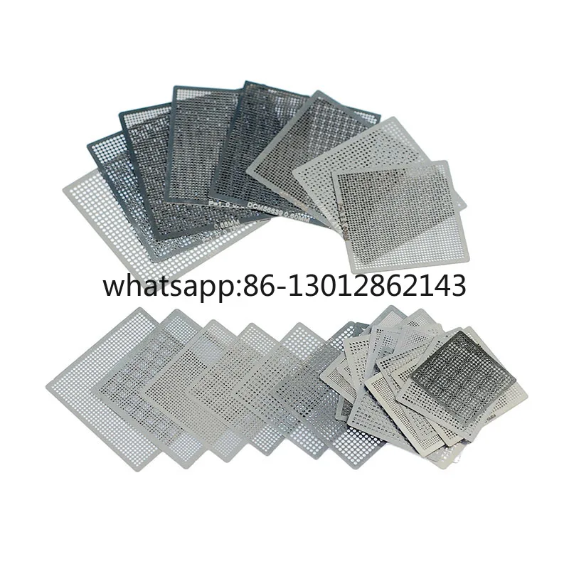

29-Piece set BGA universal steel mesh manual planting ball direct heating small steel mesh universal tin mesh automotive chip