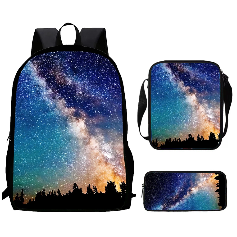 

Cartoon Starry Sky Child School Backpack With Shoulder Bags Pencil Bags For Kindergarten,Light Weight School Bags For Boys Girls