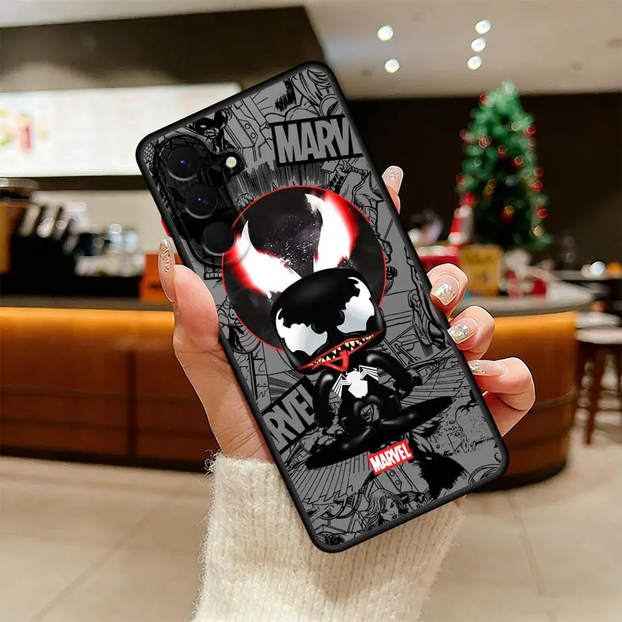 Case for Samsung Galaxy A52S A72 A34 A36 A16 A15 A17 A52 A54 A73 A33 A35 A14 A23 A53 A56 A55 Phone Cover Anime Marvel