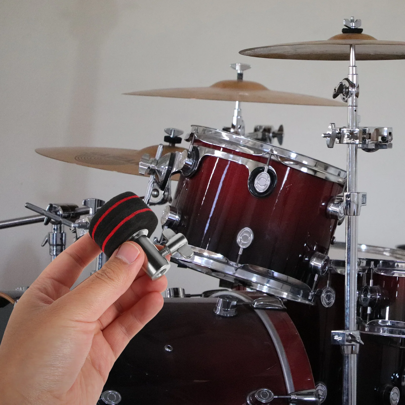 

Drum Kit Accessories Replacement Hi Hat Clutch Hardware Parts Handbag Jazz Felt Pads Iron