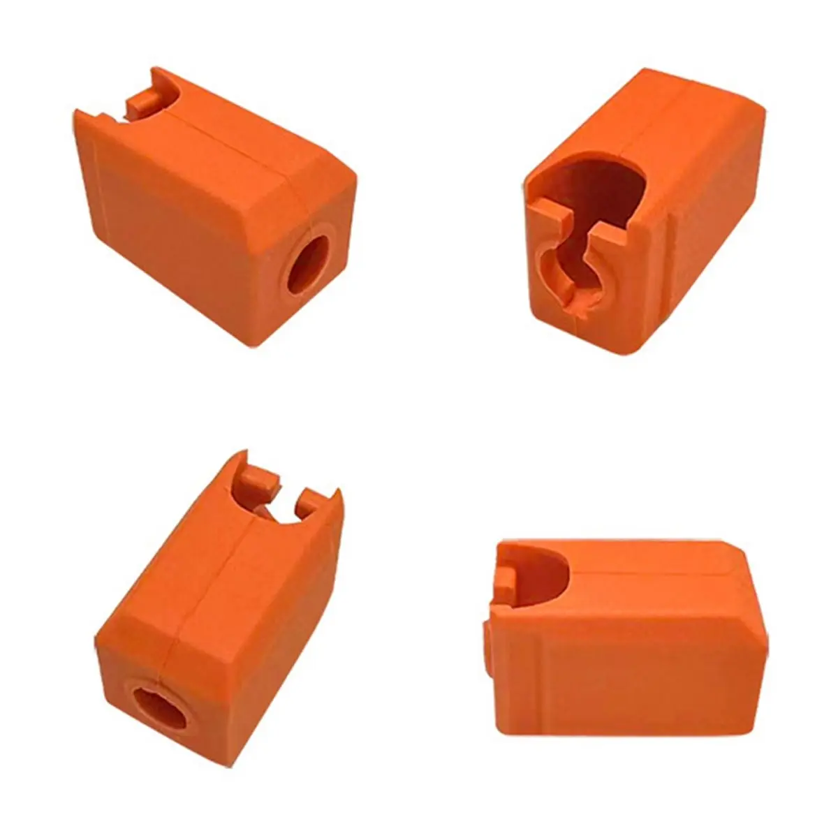 10pcs for X1C/P1P/P1S Silicone Socks Hotend Extruder Heated Block High-Temperature Case for